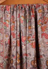 Pashmina Embroidered Jaaldar Shawl D#05 - S Grey