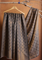 Pashmina Zari Branded Shawl D#02 - Black