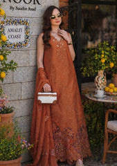 Lawn - Noor by Saadia Asad - Luxury Eid - Schiffli Laserkari 26 - D#06