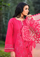 Lawn - Menaal - Luxury 26 - MLL#06 - CRIMSON ROSE