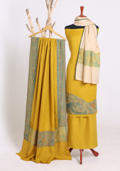 Winter - Riwaj - Pashmina Jamawar Suit - Patch Work - D#01 - Multi