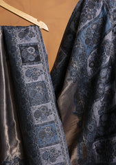 Pashmina Zari Jamawar Shawl D#18 - Grey