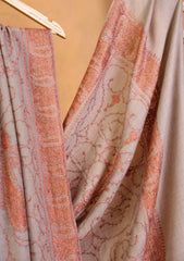 Pashmina Kashmiri Jaaldar Shawl D#143 - Skin