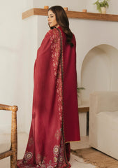 Winter - Seran - Embroidered Unstitched 25 - SEU#01 - Cerisse