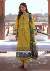 Lawn - Kahf Premium - Aangan Chiffon Prints 26 - KPS#08A - ZARAFSHAN
