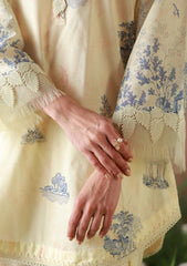 Lawn - Sahar - Mirha 26 - SS1-26-15 - Buttercream Botanica