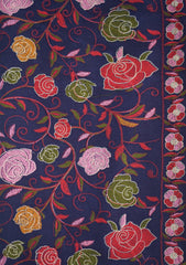 Pashmina Emboridered Shawl D - 178 - N Blue