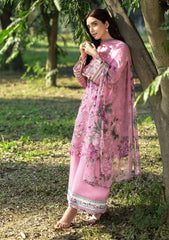 Lawn - Elaf Premium - Chikankari Prints 26 - ERC-3A - MAN MAYAL