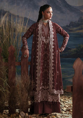 Winter - Emaan Adeel - Letters Karandi Unstitched 26 - ROSEWOOD