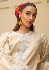 Winter - Sahar - Khaddar/Shawl - Unstitched 25 - AW2-25-01 - Opal White