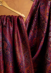 Pashmina Zari Jamawar Shawl D#22 - Magenta