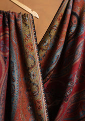 Pashmina Jamawar Shawl D#18 - Black