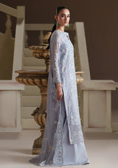 Formals - Emaan Adeel - Modern Heirloom Unstitched Chiffon 26 - BLUE VERSE