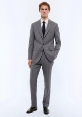 Loro Piana Travelight Zealander Wool Fabric - M Grey