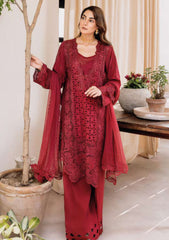 Lawn - MM Manara - Magnolia Garden 25 - MG#04 - Scarlett