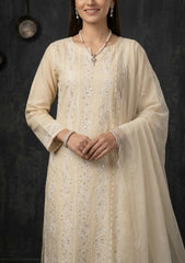 Formals - Riwaj - Fancy 26 -  Ari & Mukesh Work - 2 Pcs - D#01 - Fawn