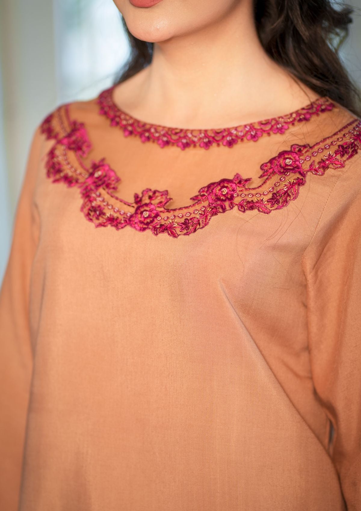 Pret Collection - Fozia Khalid - Silkspire - FKS#05 - AMBER (BEIGE)