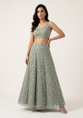 Italian Cut Dana Net With Sequence Work - FCE#427