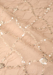 Italian Cut Dana Net With Sequence Work - FCE#429