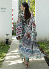 Lawn - Elaf Premium - Santorini Prints 26 - EPN#06B - OPALINE GARDEN