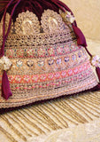 Bags Collection - Sadias Collection - Potli - D#08 Purple Mehrab