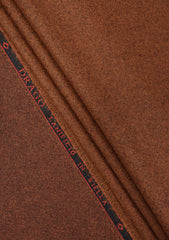 Drago Rugby Flannel Super 130's Wool Fabric - B Rust