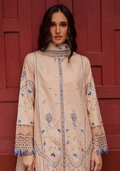 Winter - Marjjan - Bella 25 - Embroidered Karandi - MWK#40 B - SKIN