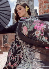 Lawn - Marwat Textiles - Gulmina - Luxury 25 - Vol-II - D#02 - ONYX NOIR