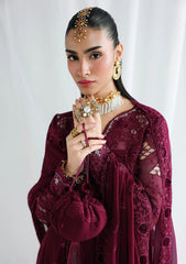 Formals - Qalamkar - Chiffon Unstitched 26 - QCC#03 - WAFA