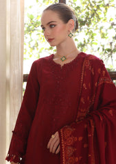 Winter - Noor by Saadia Asad - Pashmina Shawl 25 - NSP#05 - Ember