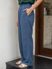 Pret - Moven - Cotton Linen Trouser - Blue