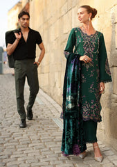 Winter - Rang Rasiya - Carnation 25 - Luxury Shawl Edit - CWD#04 - Matcha