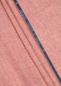 Drago Lanificio Biella Woven Silk Wool & Linen Fabric - Brick