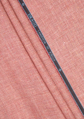 Drago Lanificio Biella Woven Silk Wool & Linen Fabric - Brick