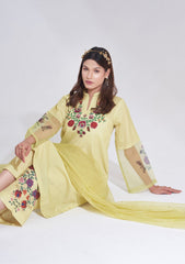 Stitched Collection - Ghonche - Crepe - Tuscan Sun