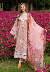 Lawn - Mushq - Hemline - Secret Garden 26 - HUNSS#16A - Peach Blossom