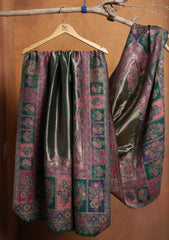 Pashmina Zari Jamawar Shawl D#18 - Green