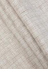 Italy Albini Sahara Selvage Texture Linen Fabric - L Fawn