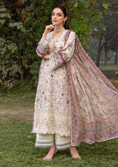Lawn - Elaf Premium - Chikankari Prints 26 - ERC-5A - MEHR