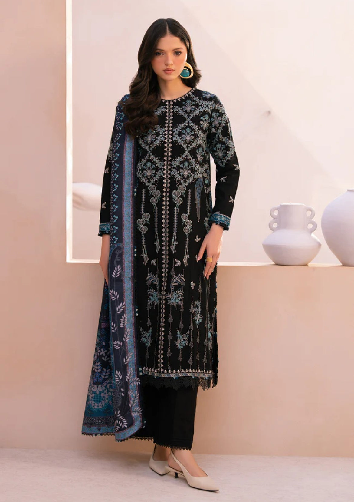 sachin and babi light blue dress Wool Collection 2025 | Wool Suits | Wool Dresses – Al Karim Exclusive  Fabric Store