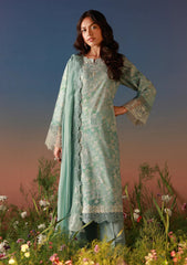 Lawn - Sahar - Mirha 26 - SS1-26-41 - Pale Azure