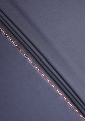 Elite Men Tasmania Suiting Micron Herringbone Wool Fabric - Navy