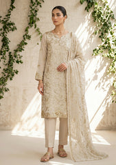 Formals - Riwaj - Fancy Bamber Chiffon - 2 Pcs Suit - CBD#04 - Light Mouse