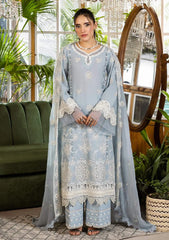 Lawn - Elaf Premium - E.Craft - Chikankari - EEC-3B SKY DREAM