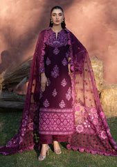 Lawn - Zarizaa - Aura Of Flora - Luxury 26 - BERRY