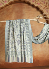 Pashmina Jamawar Scarf D#59 - Grey