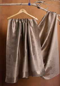 Silk Zari Jamawar Shawl D#44 - Skin