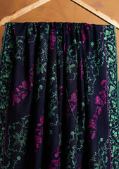 Pashmina Kashmiri Jaaldar Shawl D#114 - N Blue