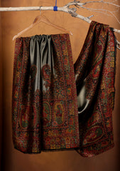 Pashmina Zari Jamawar Shawl D#07 - Maroon