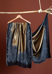 Pashmina Zari Jamawar Shawl D - 47 - N Blue